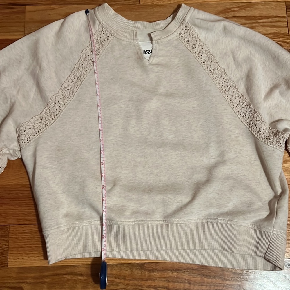 Aerie Hey Crochet Sweatshirt - Picture 10 of 13